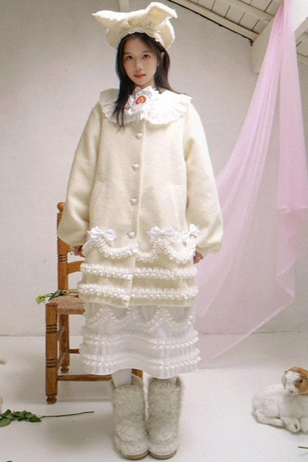 Happy Birthday Woolen Coat