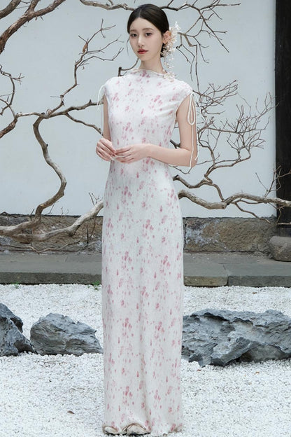 Vintage Plum Blossom Dress