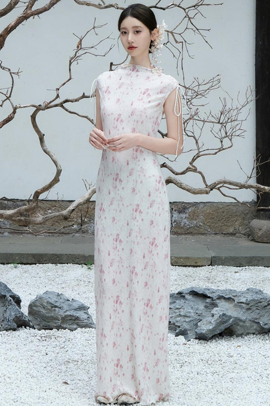 Vintage Plum Blossom Dress