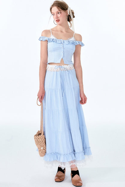 Lace Bustier Ensemble Set-Up