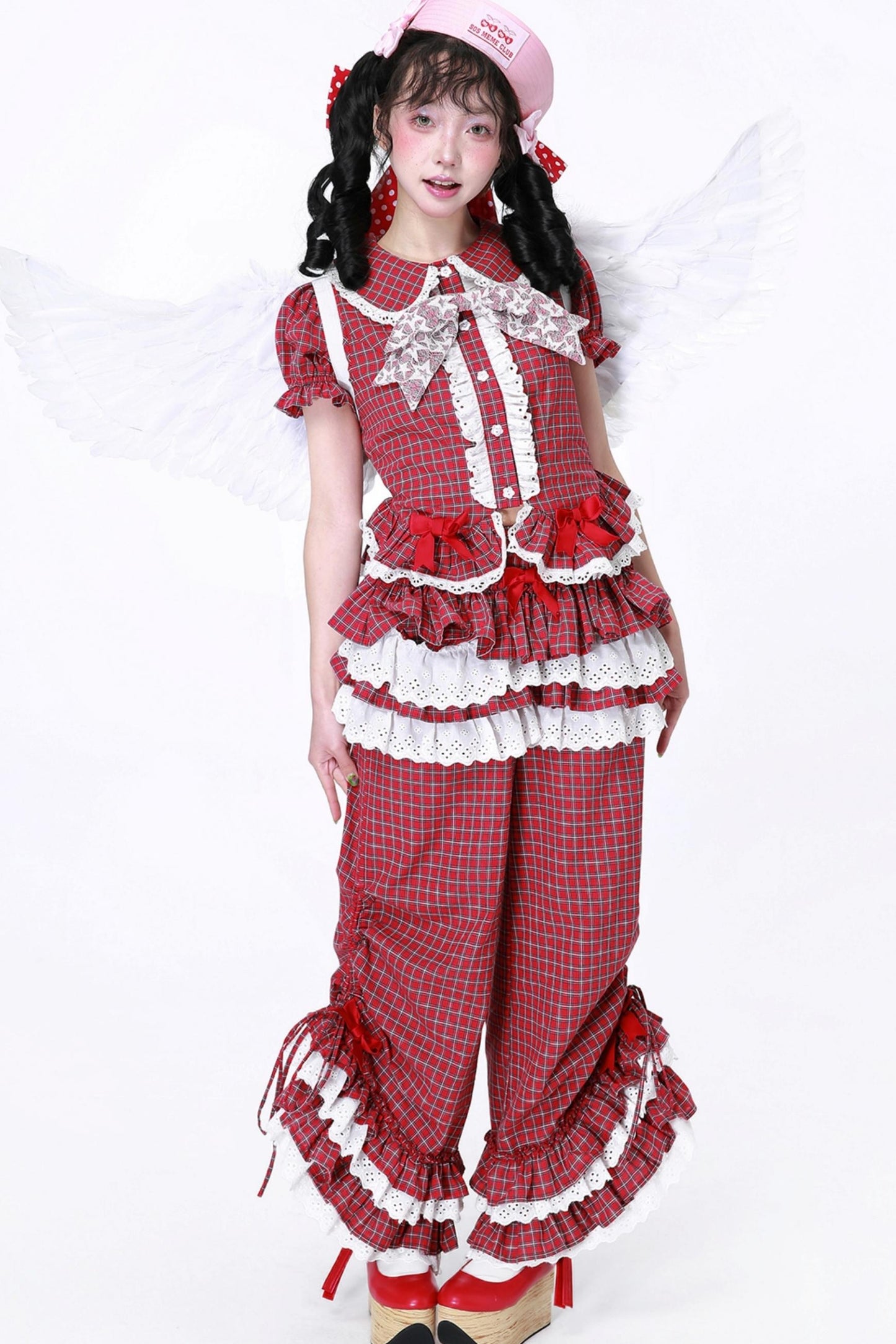 Lolita Style Plaid Long Pants