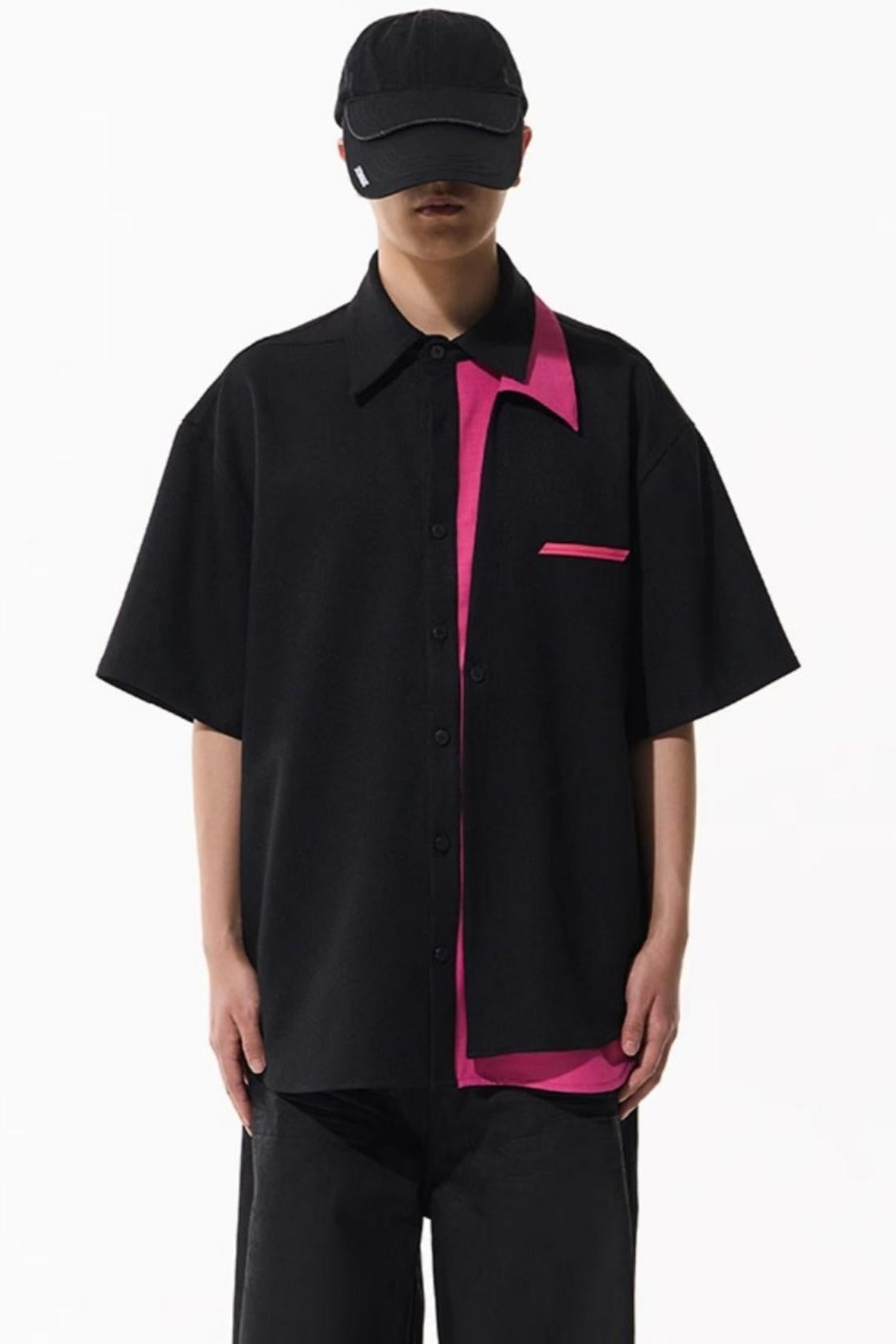 Colorblock Patchwork Shirt
