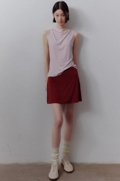 Draped Off-Shoulder Slimming Top