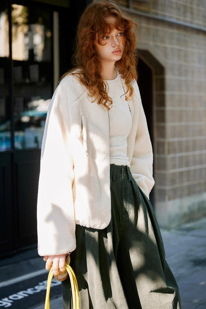 Lily Shadow Lambhair Coat