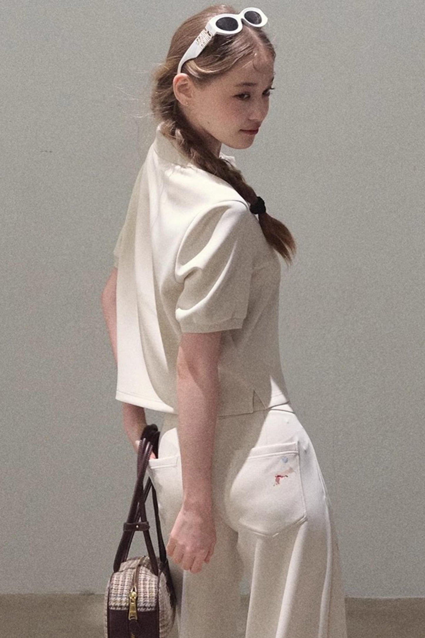 Color-Block Hooded Cardigan