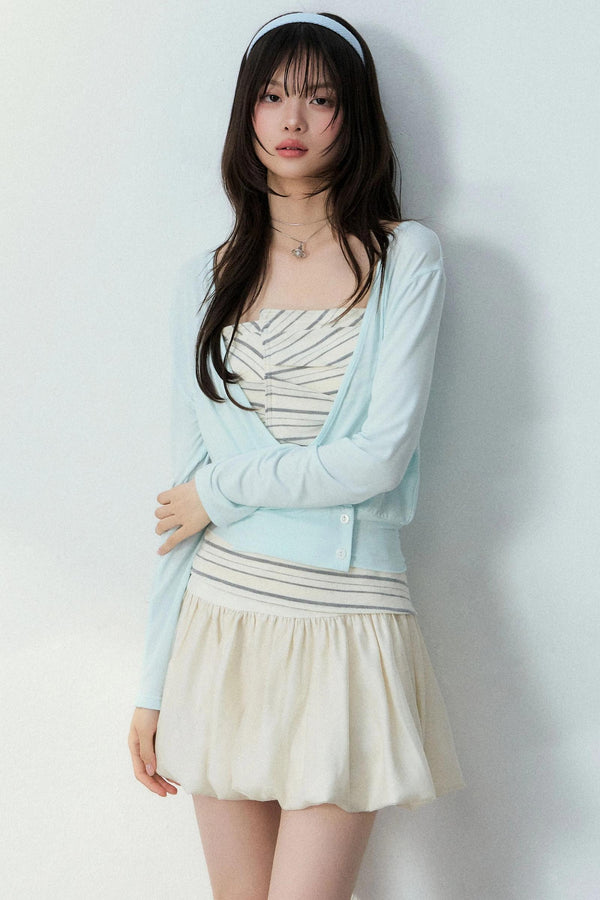 Tencel Air Conditioning Cardigan Set-Up