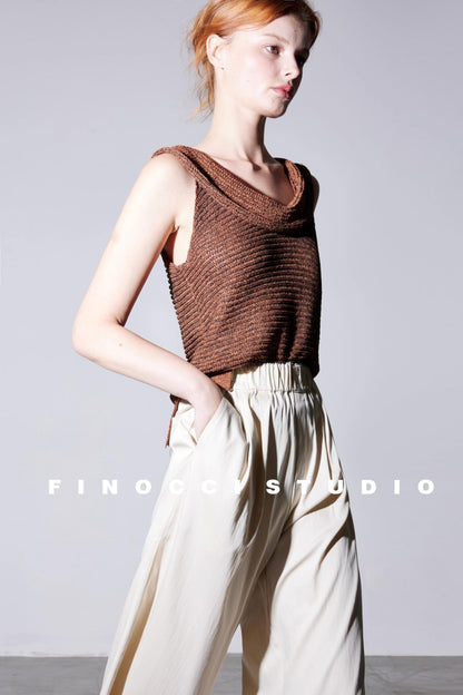 Natural Breathable Knitted Top