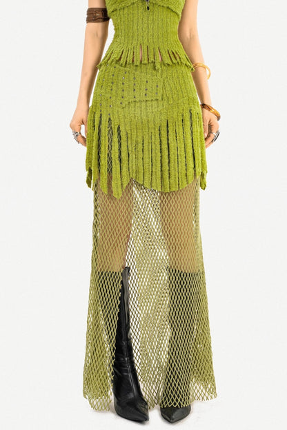 Plush Mesh Skirt Set-Up
