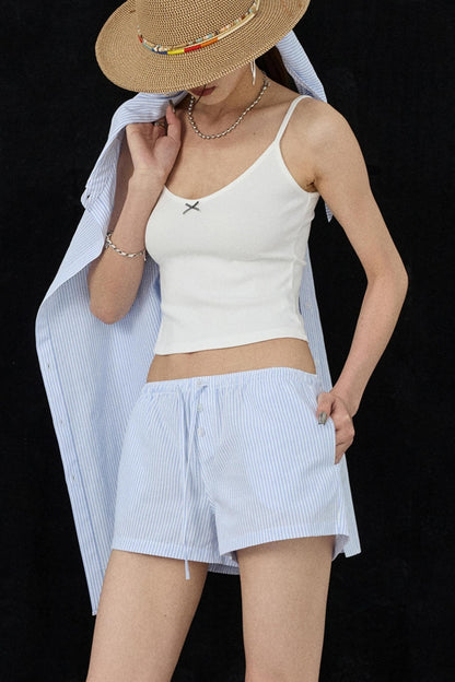 Striped Spring Shorts