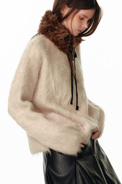 Faux Fur Collar Scarf