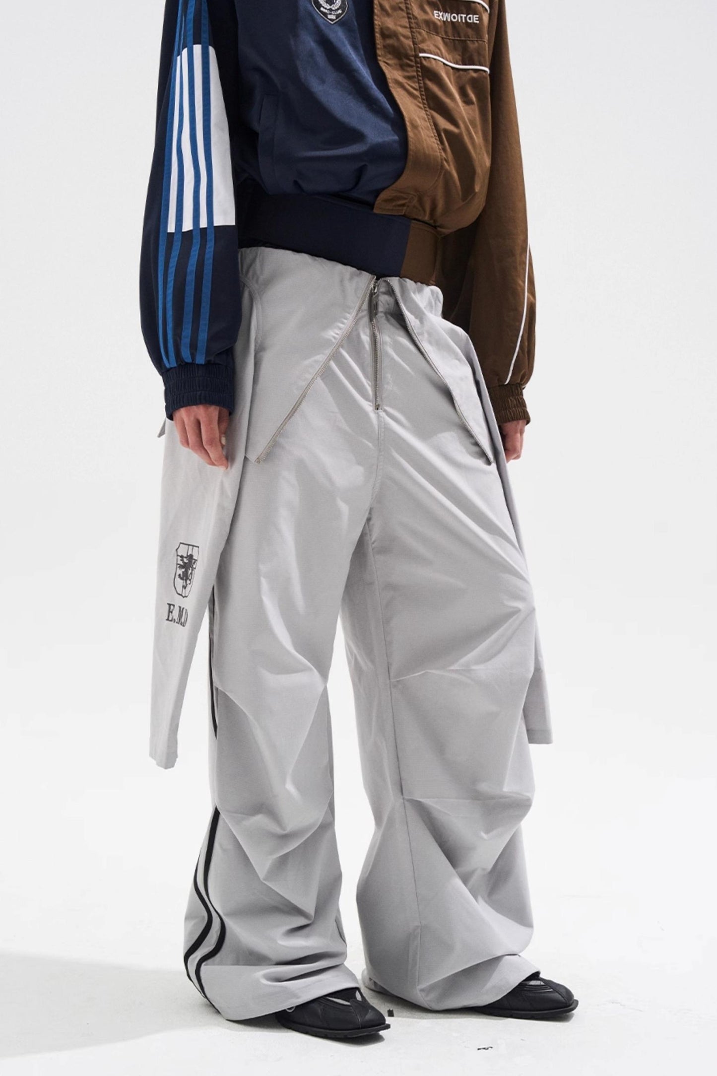 Pleated Cargo Pants