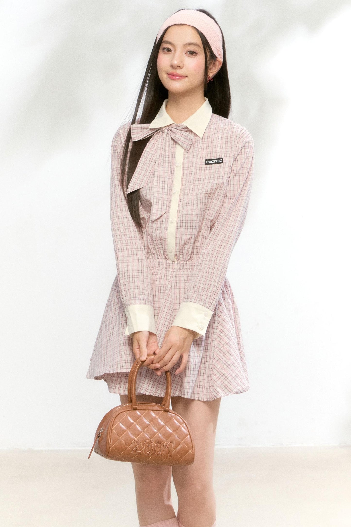 Autumn White Shirt Dress