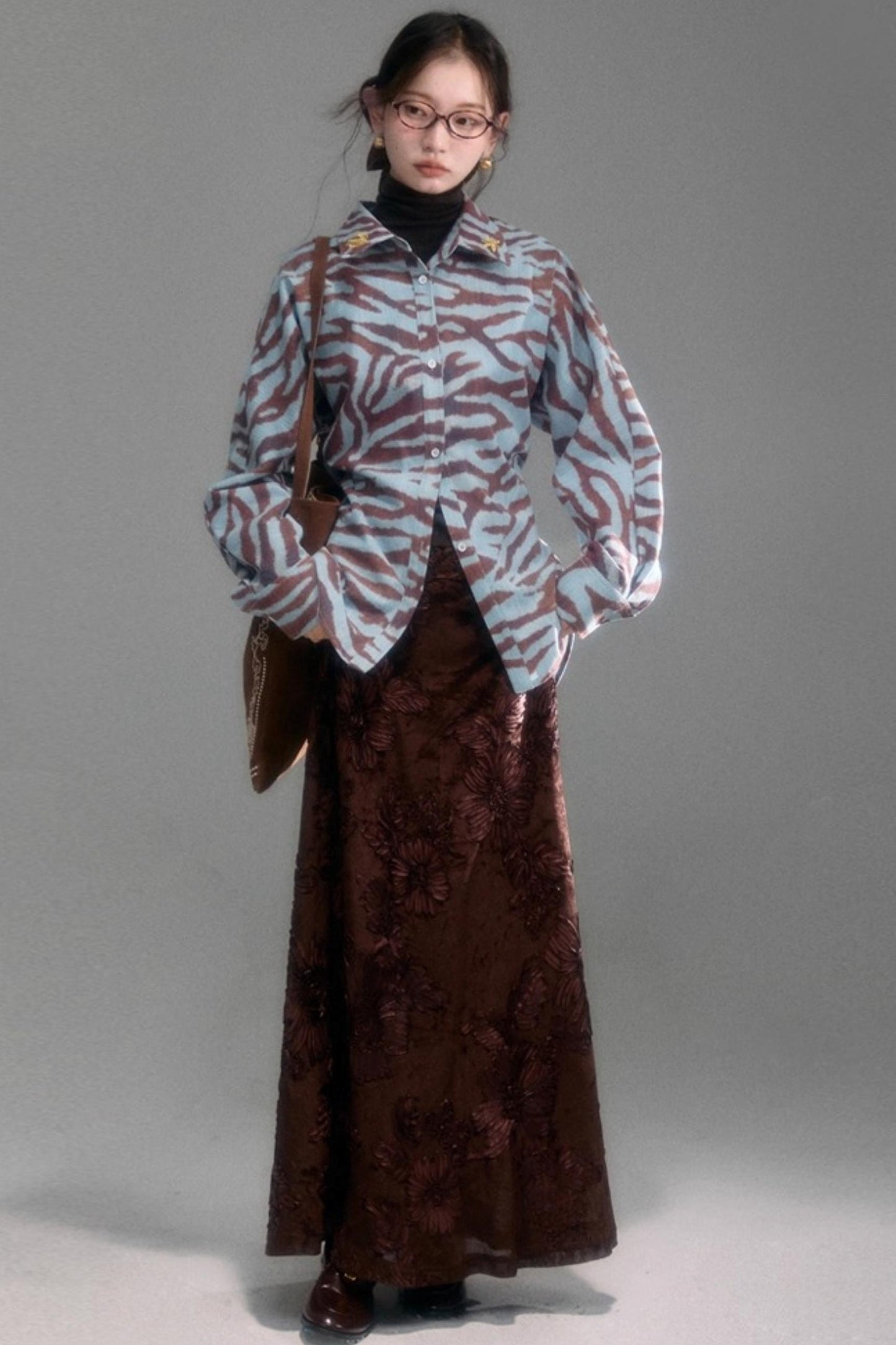 Castle Vine Velvet Skirt