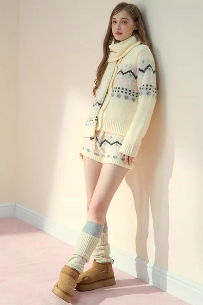 Sunset Knitted Jacket Set-Up