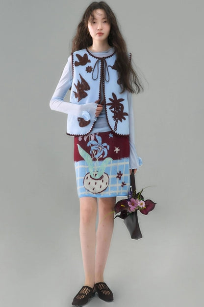 Original Island Rose Tencel Knit Top