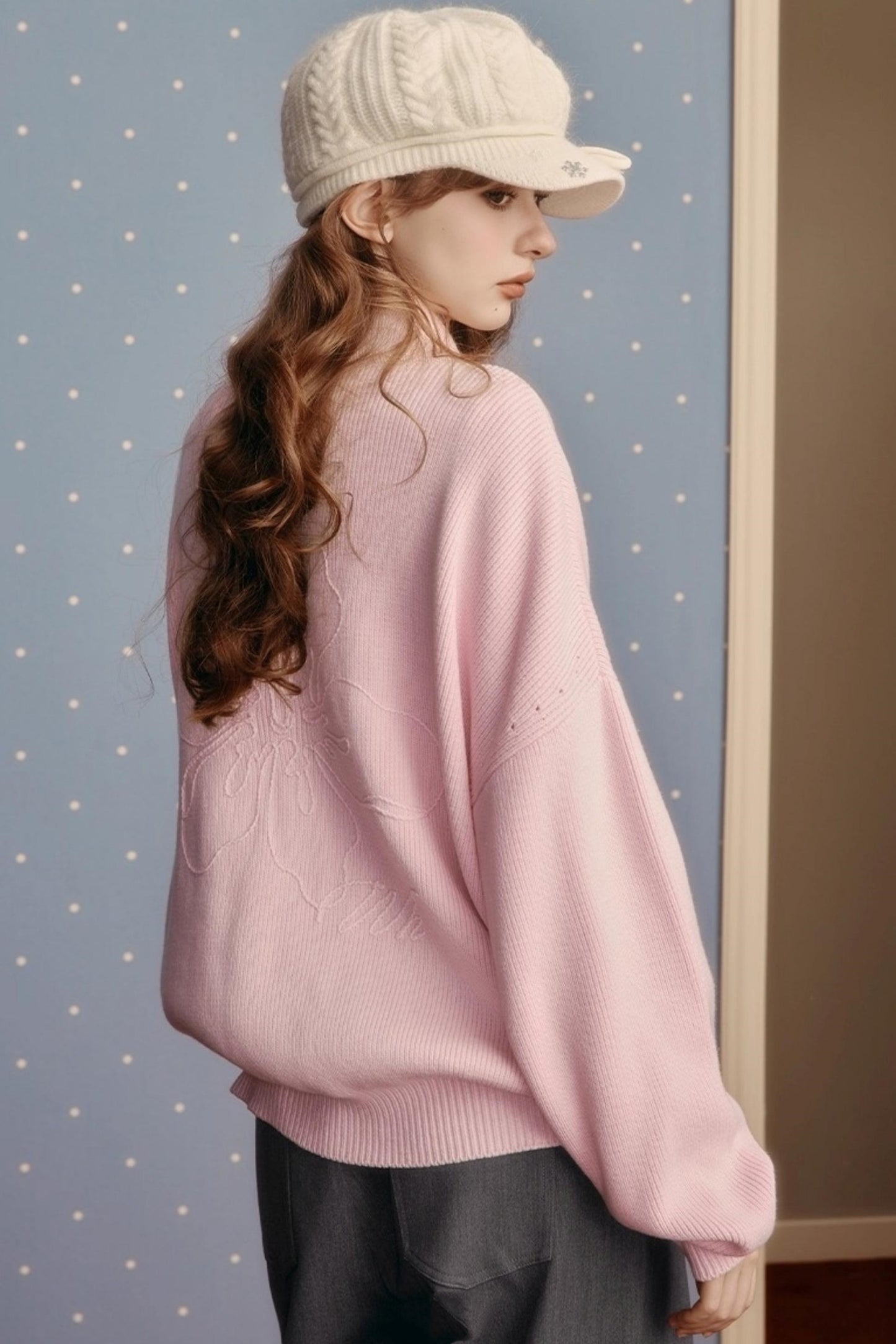 Embroidered Knitted Sweater