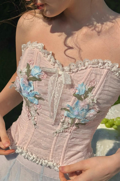 Blue Lily Bustier Set-Up