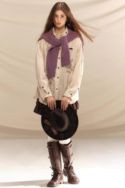 Vintage Pin Striped Shirt