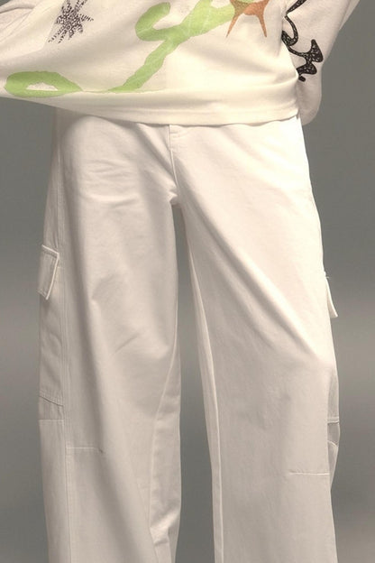 Plain Billets Cargo Pants
