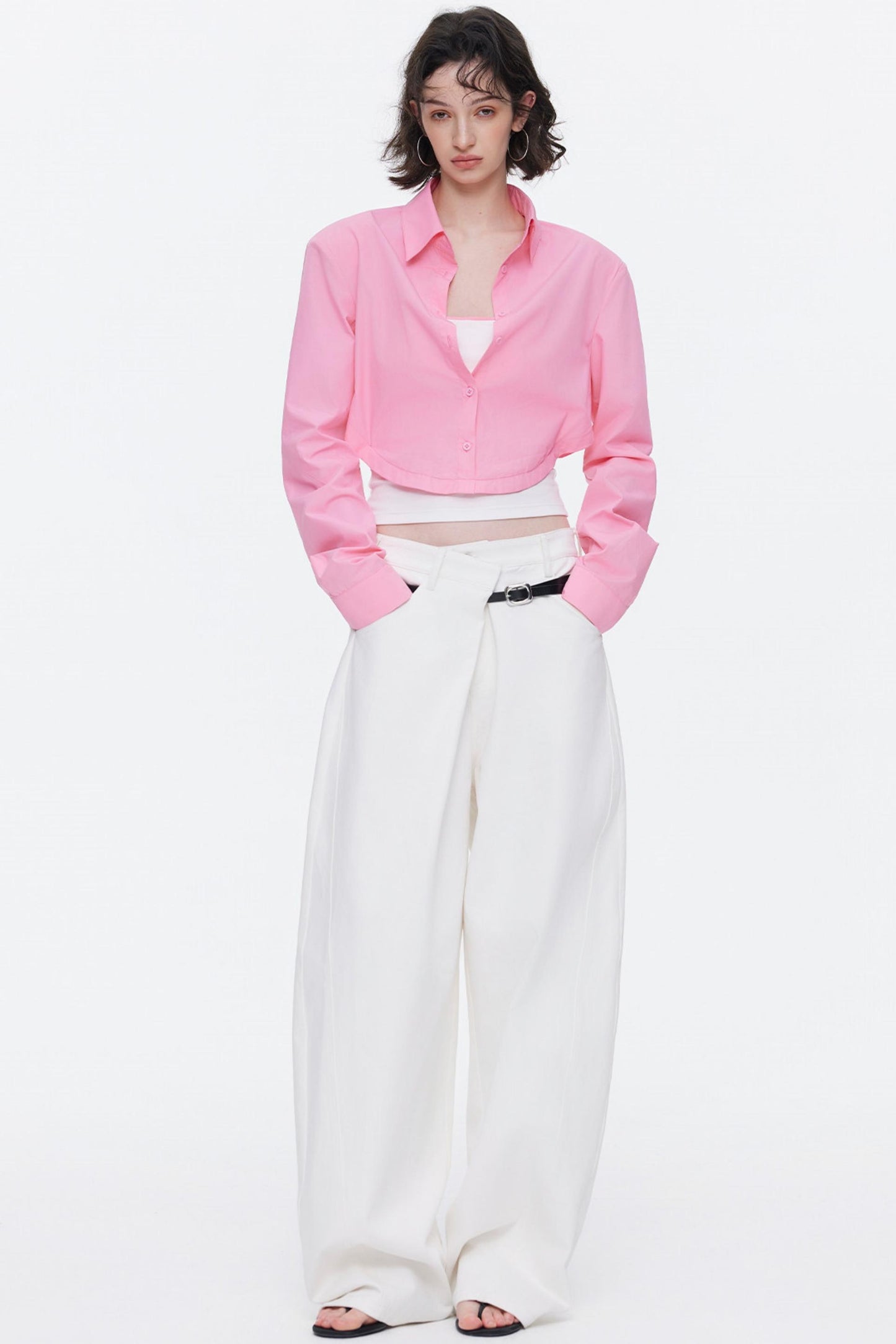 Asymmetrische Taillenjeans