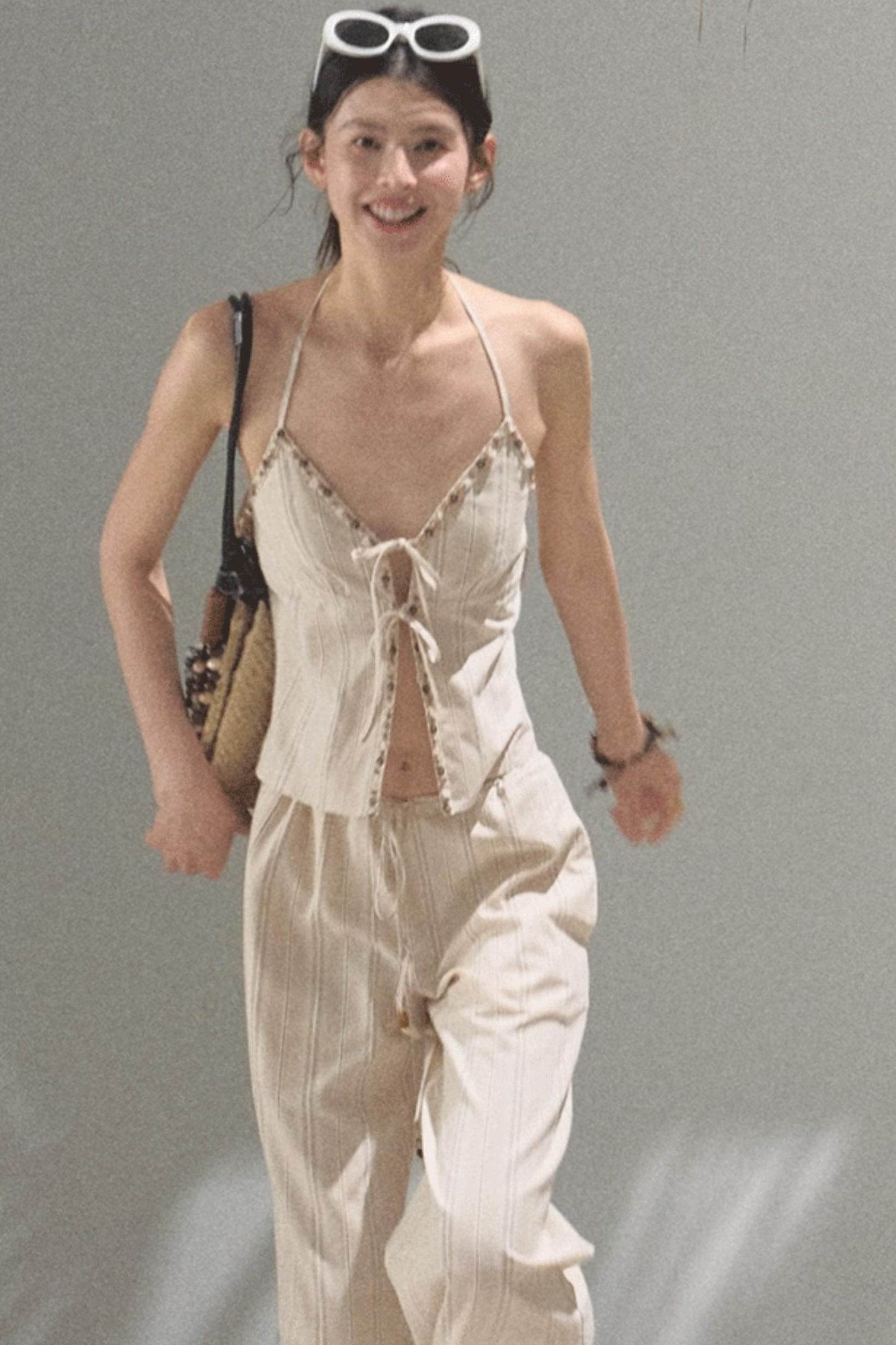 Amber Striped Pants Set-Up