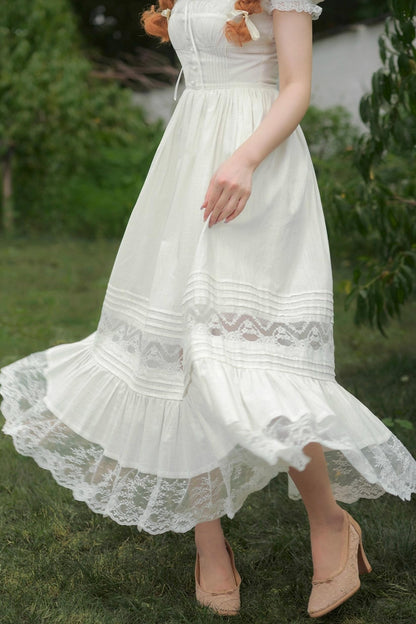 Cinderella Square Neck Dress