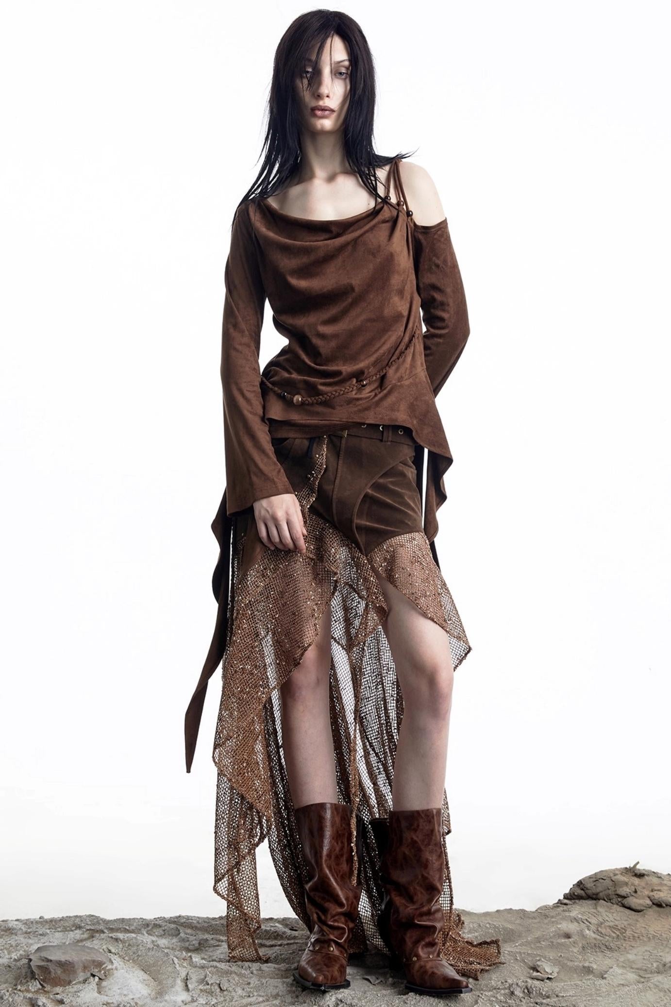 Pearl Beaded Off-Shoulder Top