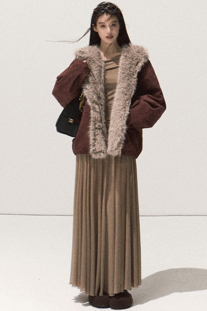 Soft Mist Shoulder Waist Dress