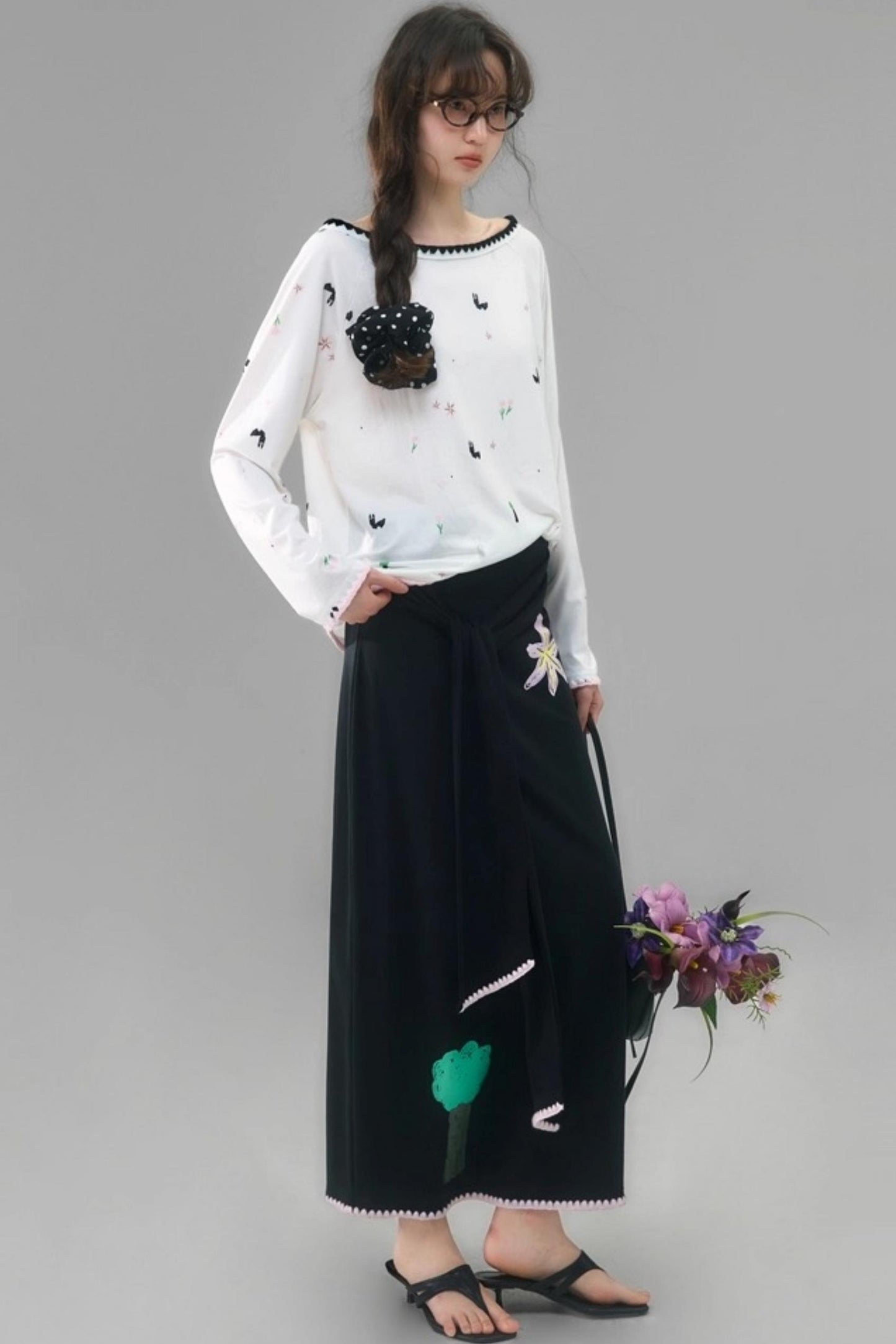 Wilderness Rabbit Crew Neck Top Set-Up