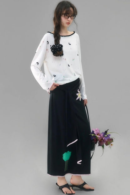 Wilderness Rabbit Crew Neck Top Set-Up