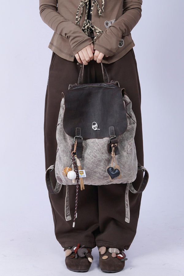 Vintage Leather Commuter Bag