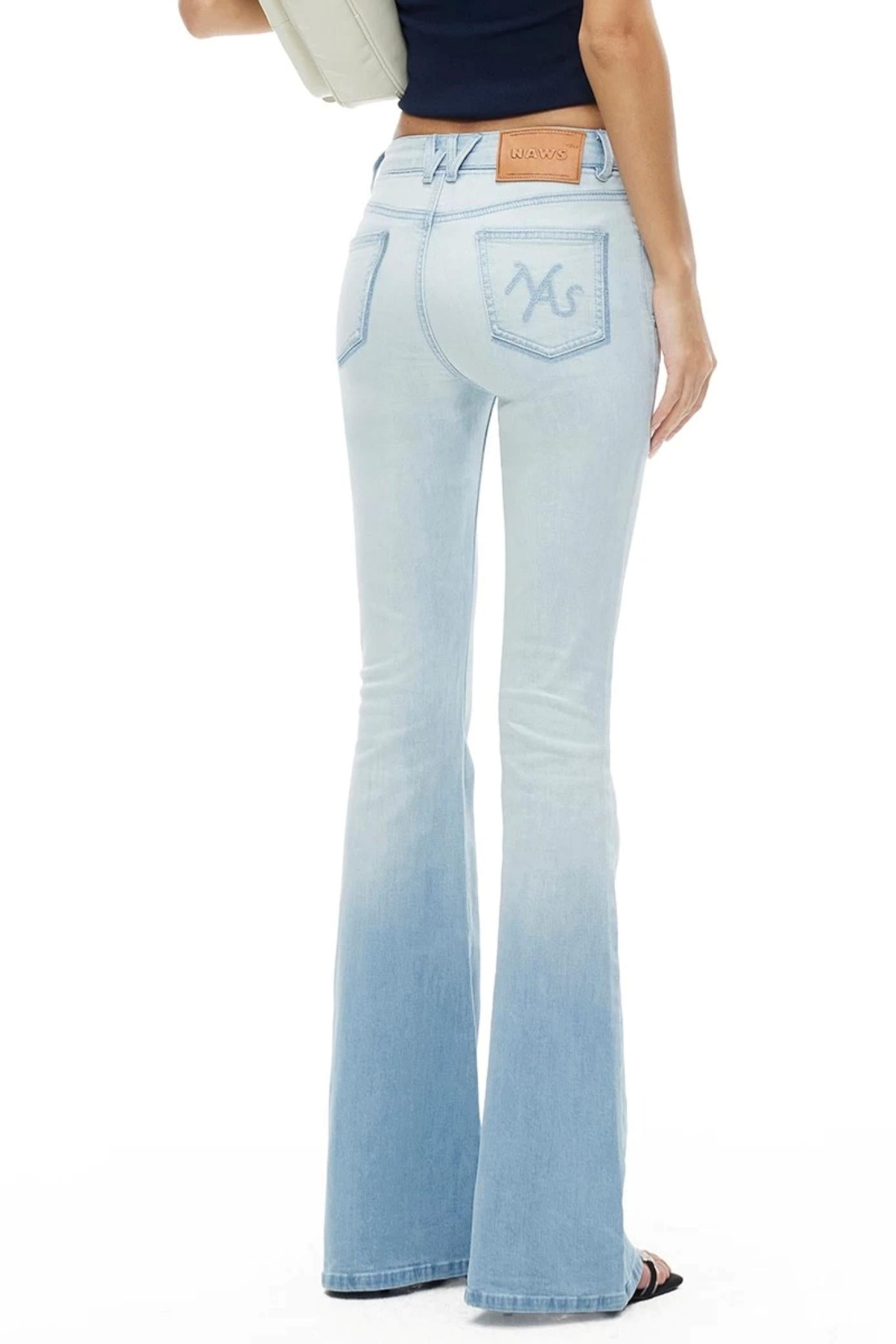 Hemp Tight-Fitting Bootcut Jeans