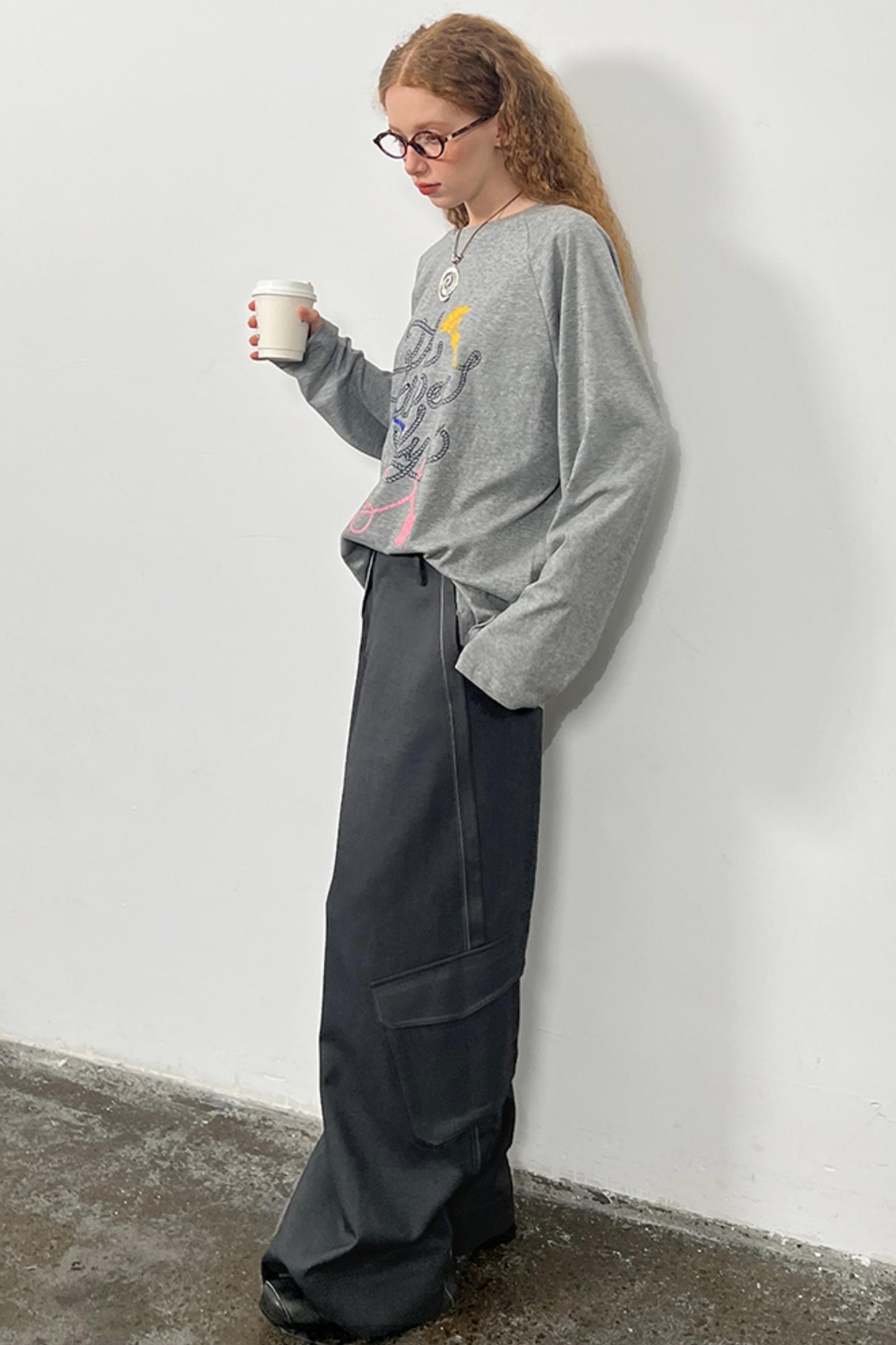 Relaxed Silhouette Split Pants