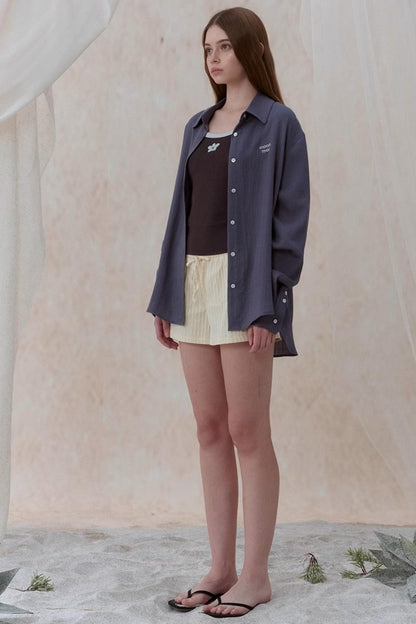 Evening Linen Blend Shirt