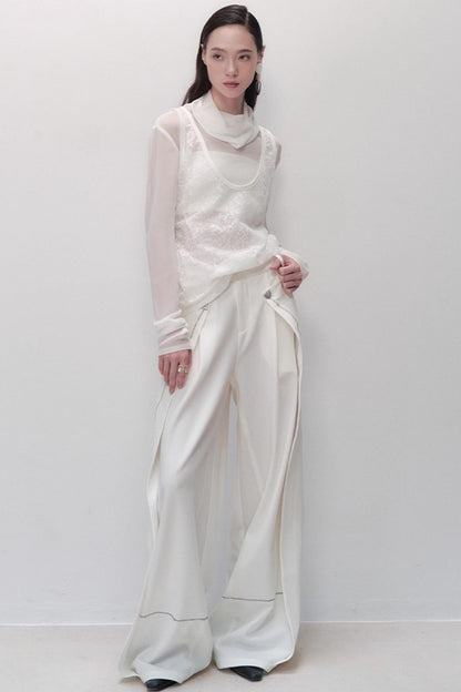 Lace Sleeveless Vest