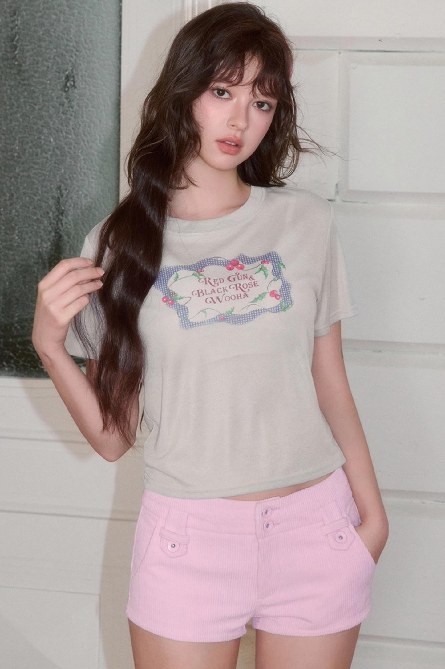 Retro Straight Short Sleeve T-Shirt