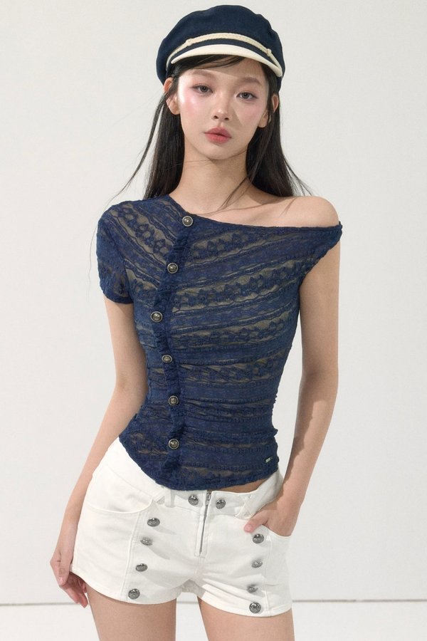 Lace Off-Shoulder Top