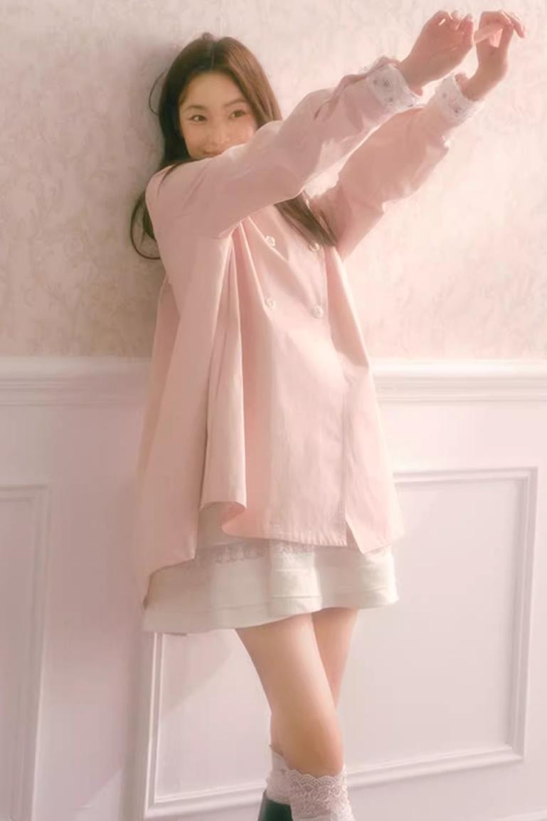 Pink Diamond Swing Coat