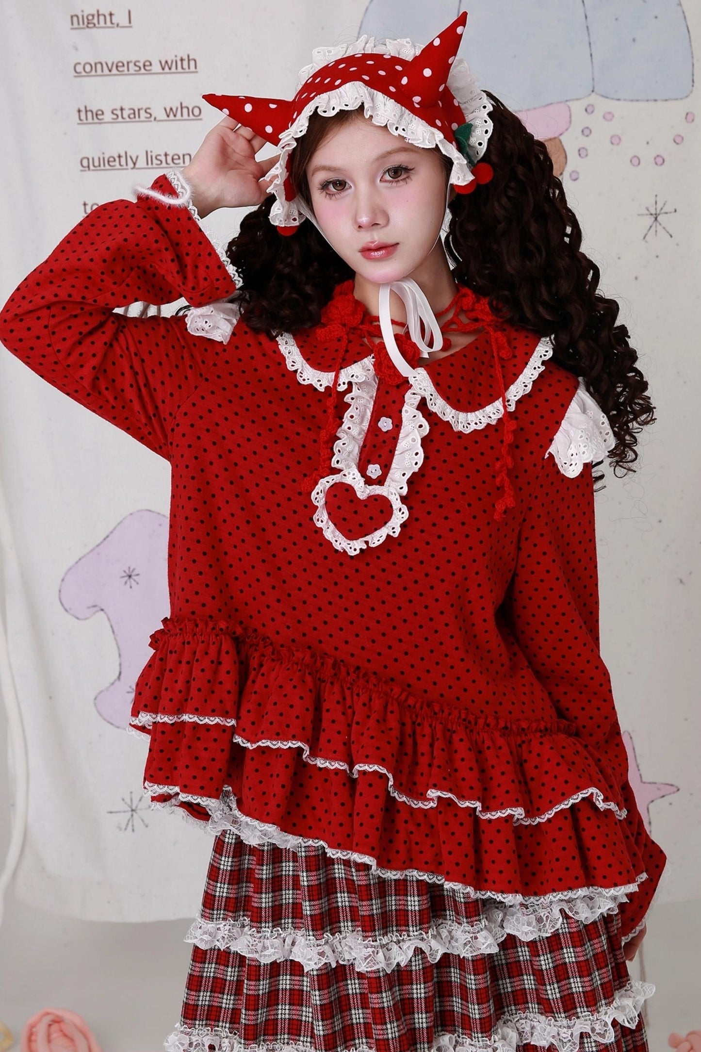 Christmas Girl Fleece Top