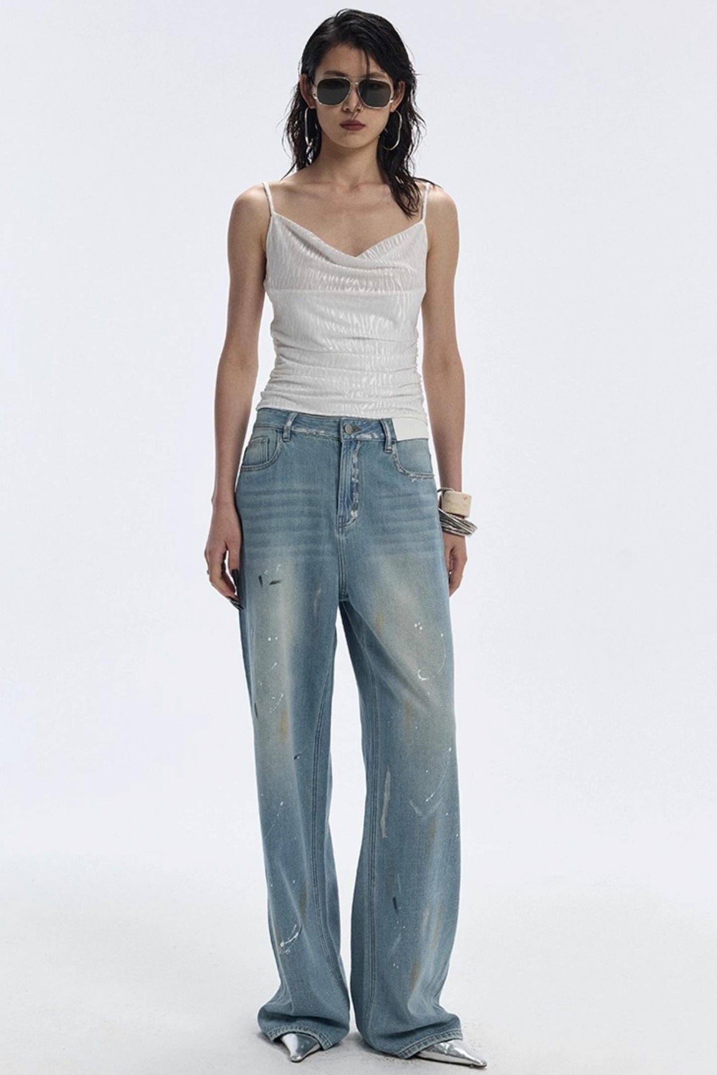 Summer Design Straight-Leg Pants