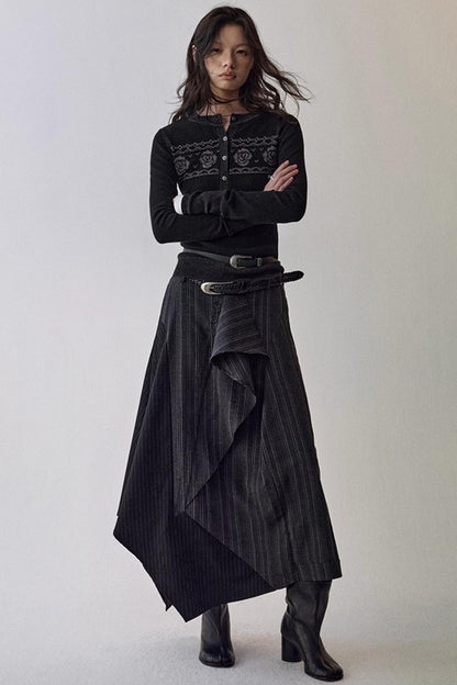 Deconstructed Skirt With Shirt Set-Up