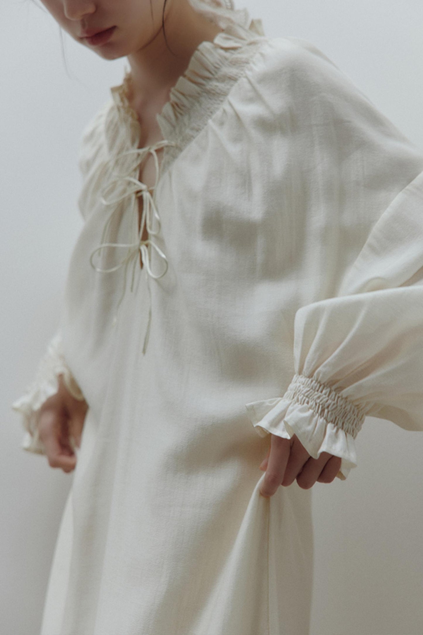Soft Skin-Friendly Linen Cocoon Dress