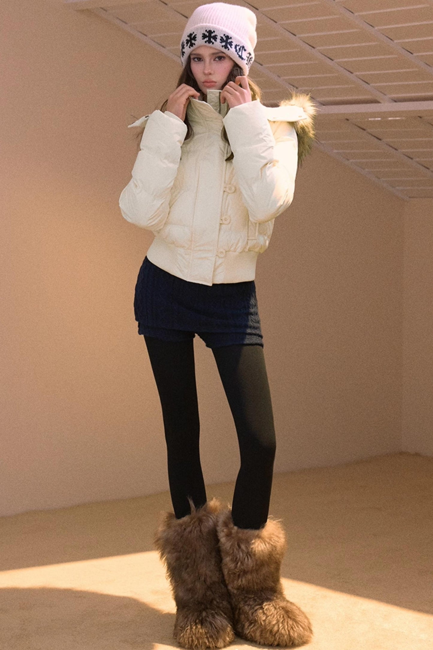 Knitted Shorts Leggings