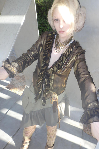 Satin Elegant Mini Skirt