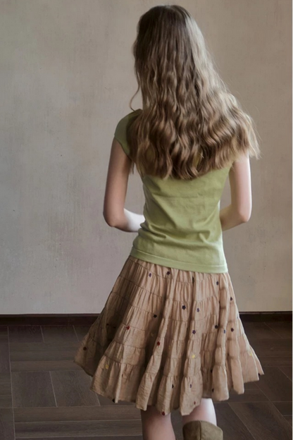 Sparkling Polka Dot Skirt