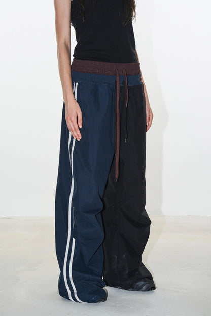 Double Layer Look Sports Pants
