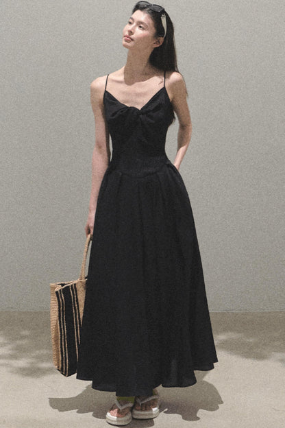 Vintage Ice Linen Camisole Dress