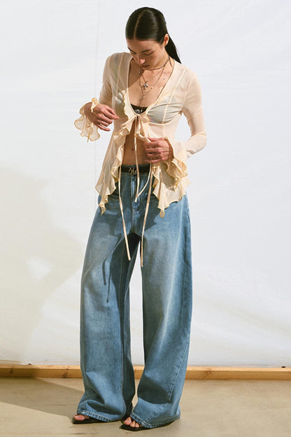 Summer Breeze Denim Trousers