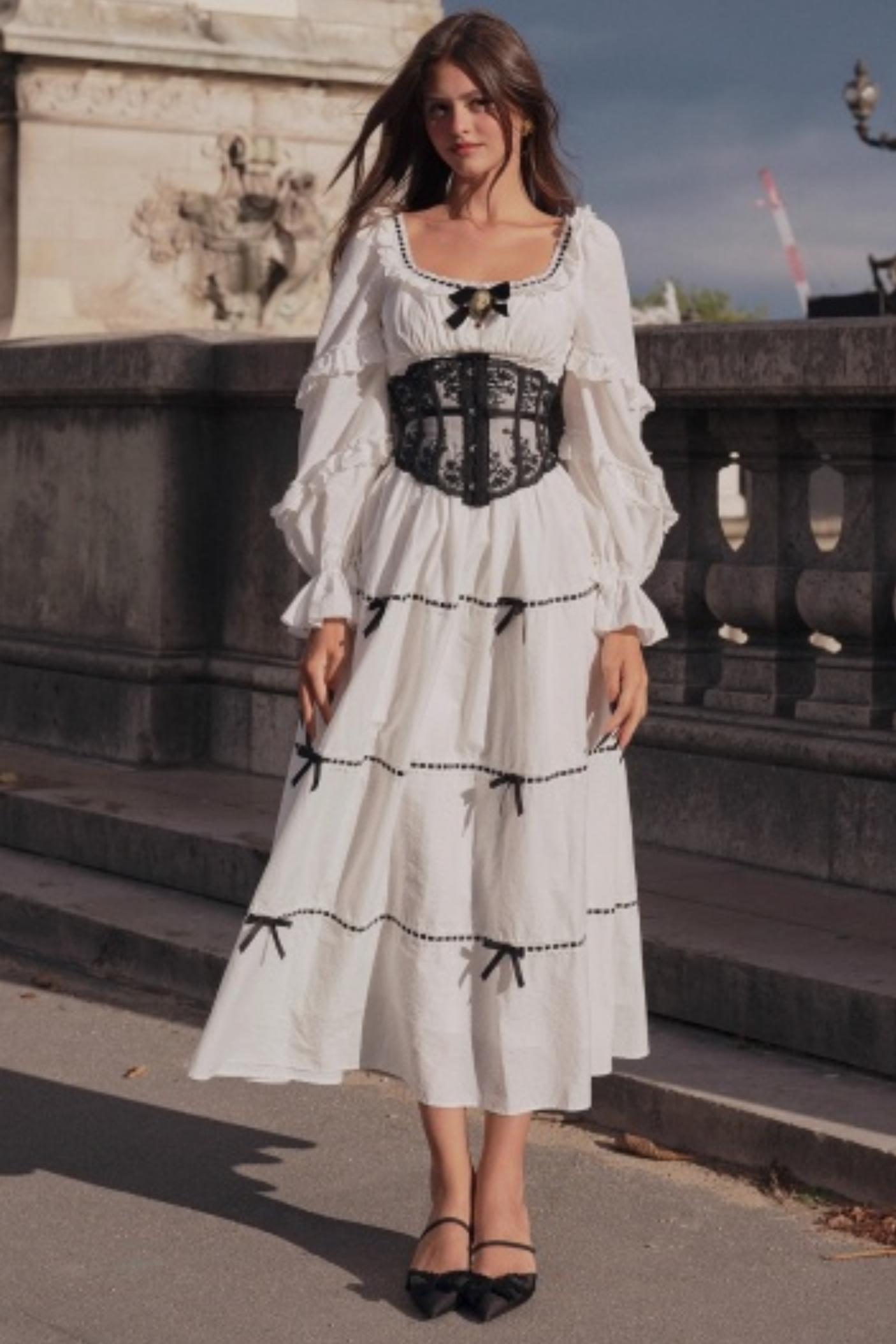 Lace Ghost Ode Dress Set-Up