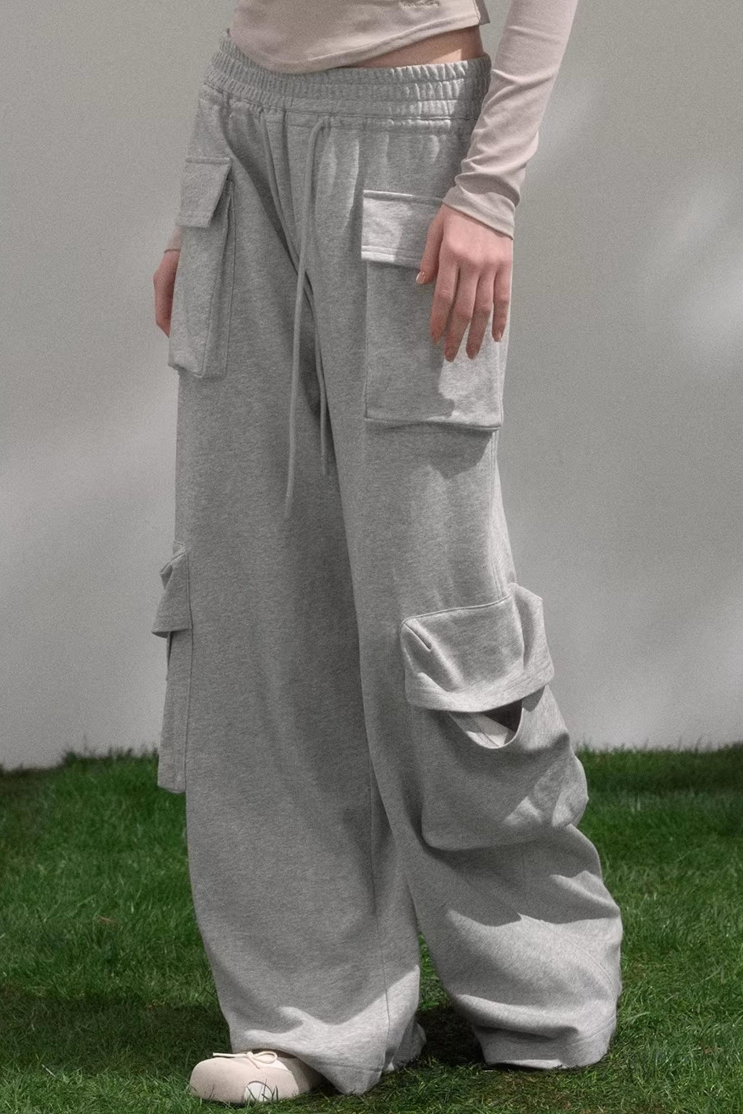 Multiple Pockets Sweatpants